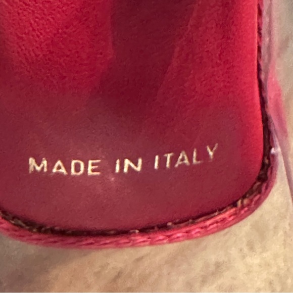 Vinyl CC Logo Cosmetic Pouch Red - Picture 10 of 10